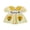 Yellow, variant on BemeyourBBs Newborn Baby Girl Summer Clothes Smocked Romper Dress Infant Baby Girls Summer Sunflower Dress Outfit Cute Embroidery Collar Short Bubble Sleeve Plaid Print Jumpsuit Playsuit