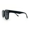 thumbnail image 6 of Womens Subtle Heart Metal Stud Horn Rim Plastic Retro Sunglasses All Black, 6 of 8