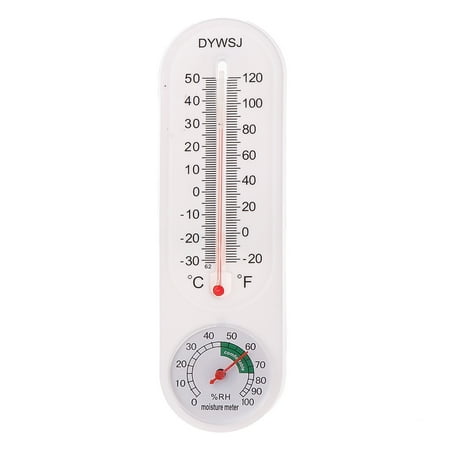 

Portable White DIY Temperature and Humidity Fit for Indoor Outdoor