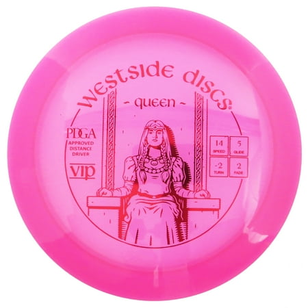 Westside Discs VIP Queen 165-169g Distance Driver Golf Disc [Colors may vary] - 165-169g