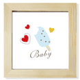 thumbnail image 1 of Afficheur de Table Mural Bleu Popsicle Sweet Ice Square, 1 of 3