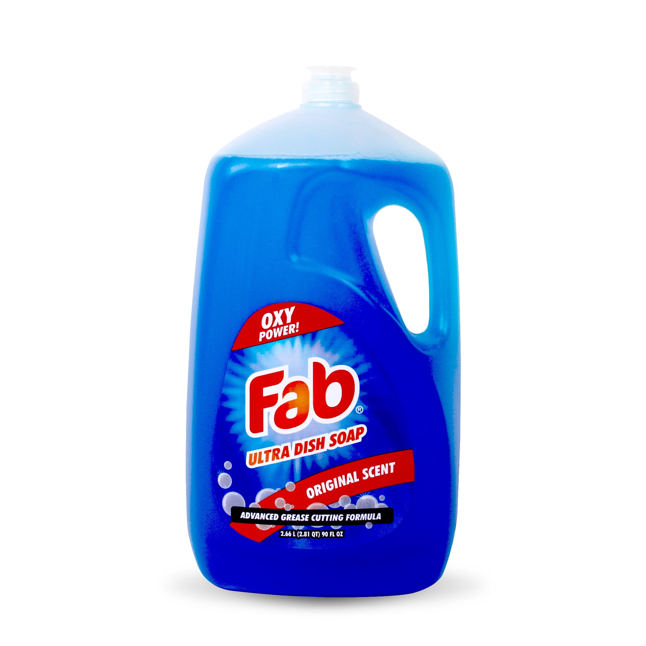 Fab Dishwashing Liquid Dish Soap, Original Scent, 90 fl oz (Pack of 2)