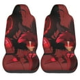 thumbnail image 2 of Hazbin Hotel Car Seat Covers 2 Pcs Seat Protector Cover Universal Front Vehicle Seat Protector For Auto Truck Van Suv Sedan Vehicle, 2 of 9