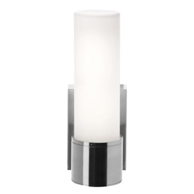Access Lighting 50566-BS-OPL Aqueous 1 Light Opal Glass Wall Fixture - Brushed Steel