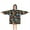 Cartoon Traffic Vehicles, variant on Cartoon Tractors Fences White Pattern Blanket Hoodies for Kids 6-13YR Oversize Wearable Blanket Hoodies for Boys Girls Teens