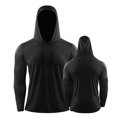 thumbnail image 1 of Sunloudy - Tops de manga larga con capucha para hombre con protección UV con cordón ajustable, ropa ajustada de primavera Sunloudy  moda, 1 of 3