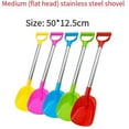 thumbnail image 2 of 1Pc Kids Snow Shovel Toys for Winter Square Kids Size Durable Shovel for Snow - 19.69in Comfort D Grip Sturdy Plastic Scoop Outdoor Play Snow Gift for Boy Girl Snow Removal, 2 of 5