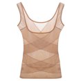 thumbnail image 1 of Chaleco moldeador para mujer, ultrafino, pecho, abdomen, tinte, cintura, sin costuras, cuello en U, cruzado, corsé posparto, ropa interior para mujer, 1 of 6