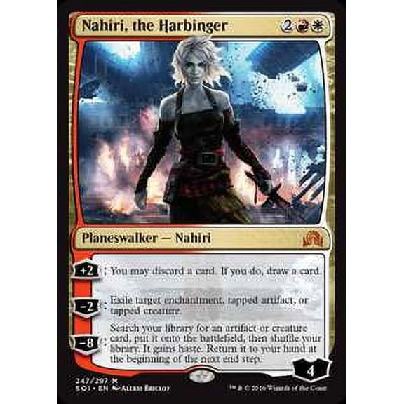 MtG Shadows Over Innistrad Mythic Rare Nahiri, the Harbinger (Foil) #247