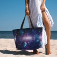 thumbnail image 6 of Balery Planets Stars And Galaxies1 Beach Travel Bag - Water-Resistant, Large Capacity Lightweight Tote with 7 Pockets for Women and Men - Perfect for Beach, Pool, Gym, and Travel, 6 of 7