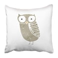 thumbnail image 1 of BSDHOME Watercolor Bird Retro Cartoon Owl Colorful Character Drawing Traditional Animals Pillowcase 18x18 inch, 1 of 1