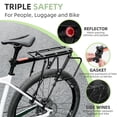 thumbnail image 4 of Soporte trasero para bicicleta ROCKBROS Quick Release con capacidad de carga de 25 kg, 4 of 8