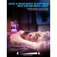 thumbnail image 4 of YSTIAN Unicorn Night Light for Kids, 3D Illusion Lamp, 16 Colors Changing with Remote Control, Room Decor, Gifts for Children Boys Girls, 4 of 9