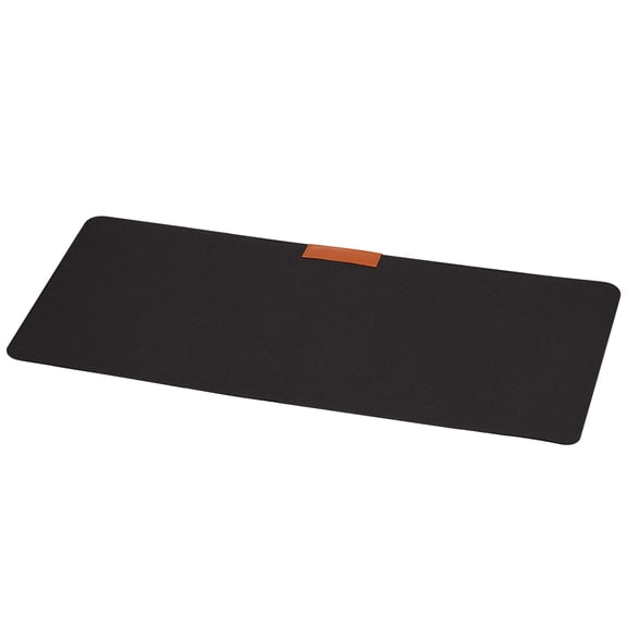 Uxcell 35x12" Desk Mat Protector, Dual Side Soft Smooth Mouse Pad Writing Mat, Black