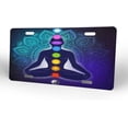 thumbnail image 3 of Chakra Mandala Galaxy Colorful License Plate Car Decor 6 X 12 Inch Front License Plate Vanity Tag Aluminum, 3 of 7