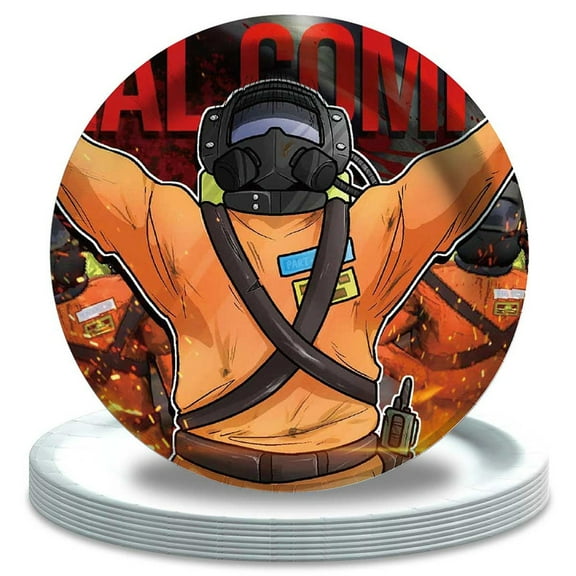 Lethal Company Paper Plates Party Decorations Tableware Supplies Birthday Disposable Dinner