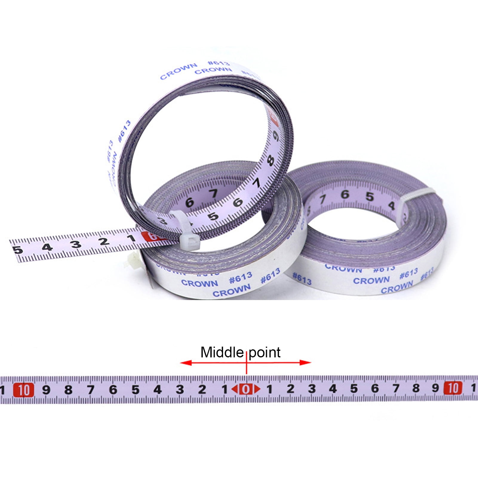 WIN TAPE Pack of 5pcs 30 Centimeters Short Adhesive Table Sticky Measuring  Tape Ruler Self-Adhesive Tape Measure (CM)