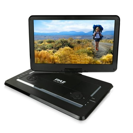15" Portable CD/DVD Player, HD Widescreen Display, Built-in Battery, USB/SD Card Memory Readers