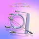 thumbnail image 1 of Pisexur Electronics - Cable USB C en espiral para teclado de juegos para hombre, cable RGB de doble funda para teclado mecánico con metal desmontable de 1,5 m, USB-C a USB-A, organizador de electróni, 1 of 7