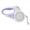Purple, variant on OUCLEYE Retractable Dog Leash with Light, 10/16Ft Length, One-Button Lock, Night Safety Light, Soft Grip Handle for All Dog Breeds, Multiple Colors