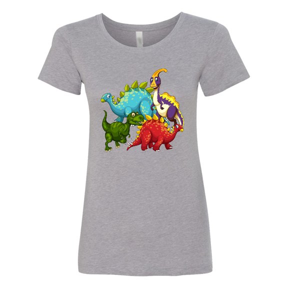 Inktastic Cute Dinosaurs Women's T-Shirt