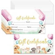 40 Sets Cute Cat Dog Cards Gift Certificate
