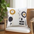 thumbnail image 4 of Unique Bargains Floral Throw Pillow Covers Pack of 2 Flower Pattern 3 18" x 18", 4 of 6