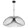 thumbnail image 2 of 806-30-63 Quorum Lighting Loopy Loop - 1 Light Pendant in Contemporary style - 30 inches wide by 14 inches high-Brushed Silver Finish    -Traditional, 2 of 3