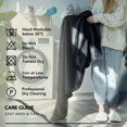 thumbnail image 4 of Deconovo Fleece Blankets King Size - Bed Blanket Soft Lightweight Plush Cozy Fuzzy Luxury Microfiber, 90x108 inches, Black, 4 of 6