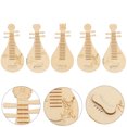 thumbnail image 2 of SHISUYAN 3pcs Children Creative Lutes Wooden Chinese Style Lutes Musical Instrument Toy, 2 of 8