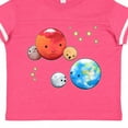thumbnail image 4 of Inktastic Planetary Playdate Cute Earth, Mars, and Moons Boys or Girls Toddler T-Shirt, 4 of 5