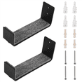 thumbnail image 2 of 1Pair Hot Surfboard SUP Mount Rack,Kayak Boat Wall Rack Black, 2 of 8