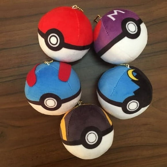 Monstre de Poche Périphérique Pok é mon pet Pok é mon Balle Peluche Petit Pendentif Peluche Petit Animal en Peluche, Jouets pour Enfants de 2 Ans et Plus Cadeaux d'Anniversaire pour Enfants