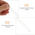 thumbnail image 2 of 6pcs Glass Stir Sticks Labs Glass Stirring Rod Heat Resistant Rod for Experiment, 2 of 4