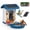 Blue, variant on Smart Bird Feeder with Camera Solar Powered, 4K HD Video Bird House, AI Bird Species Identification, Live Stream & Night Vision, Auto-Capture & Notify, Weatherproof Design, Ideal Gifts for Lover