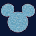 thumbnail image 2 of Boy's Mickey & Friends Mickey and Friends Paisley Silhouette  Graphic Tee Navy Blue X Large, 2 of 4