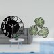 thumbnail image 2 of Reloj De Pared Acrílico Con Forma De Palmera, Silencioso Y Decorativo, Redondo, Con Hojas Tropicales De Madera. Ideal Para El Hogar, La Oficina, Hoteles Y Baños., 2 of 8