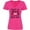 Hot Pink, variant on Inktastic Only the Best Aunts Get Promoted to Great Aunt Women's V-Neck T-Shirt