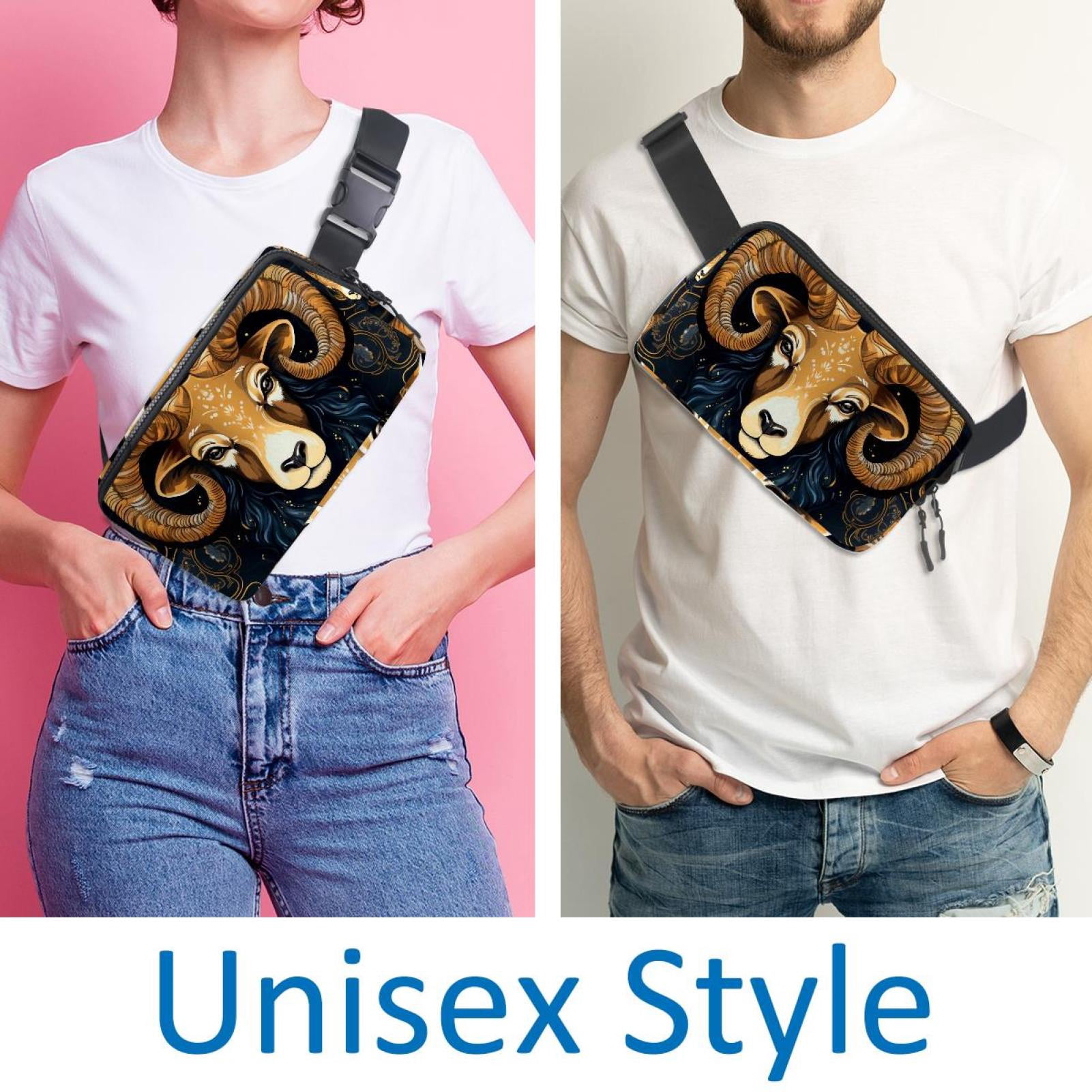 Aries Running Belt Waist Packs Fanny Bag: Lightweight, Adjustable, with Extension Strap, Unisex