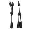 thumbnail image 1 of Solar Parallel Connector, DC 1000V Strong Copper Tinned Core Y Branch 1 Pair Waterproof Solar Connector  For Outdoor, 1 of 8