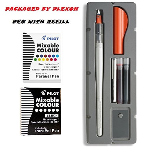 2.4 3.8 1.5 Pilot Parallel Calligraphy Pen Assorted Set Pack of 4 6.0 mm 