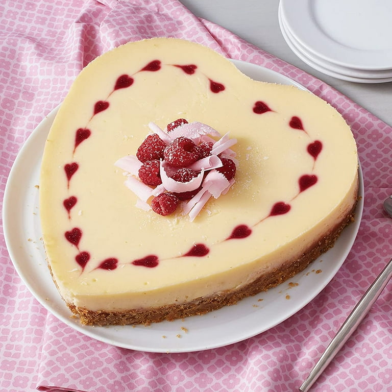 Cake Pan Heart Shaped Cheesecake Baking Mold Nonstick Baking Pan Leakproof Bakeware 17.5*6.6 cm