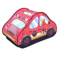 thumbnail image 1 of Tienda de campaña con forma de camión para niños, casa de juegos de simulación, aprendizaje temprano, vínculos sociales carro de bomberos de la escuela, 1 of 9