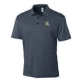 thumbnail image 2 of Men's Cutter & Buck  Heather Navy Frisco RoughRiders  Clique Charge Active Polo, 2 of 3
