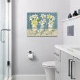 thumbnail image 2 of Farmhouse Lily Flower Bathroom Decor Wall Art Rustic Floral Butterfly Heart Pictures Wall Decor Relax Soak Unwind Bathroom Sign Canvas Painting Prints Artwork Decorations Framed for Bathroom 16"x12", 2 of 6