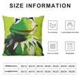 thumbnail image 5 of JEUXUS  Kermit Cartoon The Frog Anime Pillow Covers Cushion Case Farmhouse Throw Pillowcase for Couch Sofa Bed Decor, 5 of 5