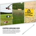 thumbnail image 1 of CRAFTHROU Generator Grounding Rod Silver Iron Earthing For Agricultural Operators 1Pack, 1 of 8