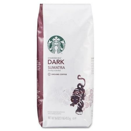 Starbucks 11018130 Ground Coffee 1lb Dark/Sumatra
