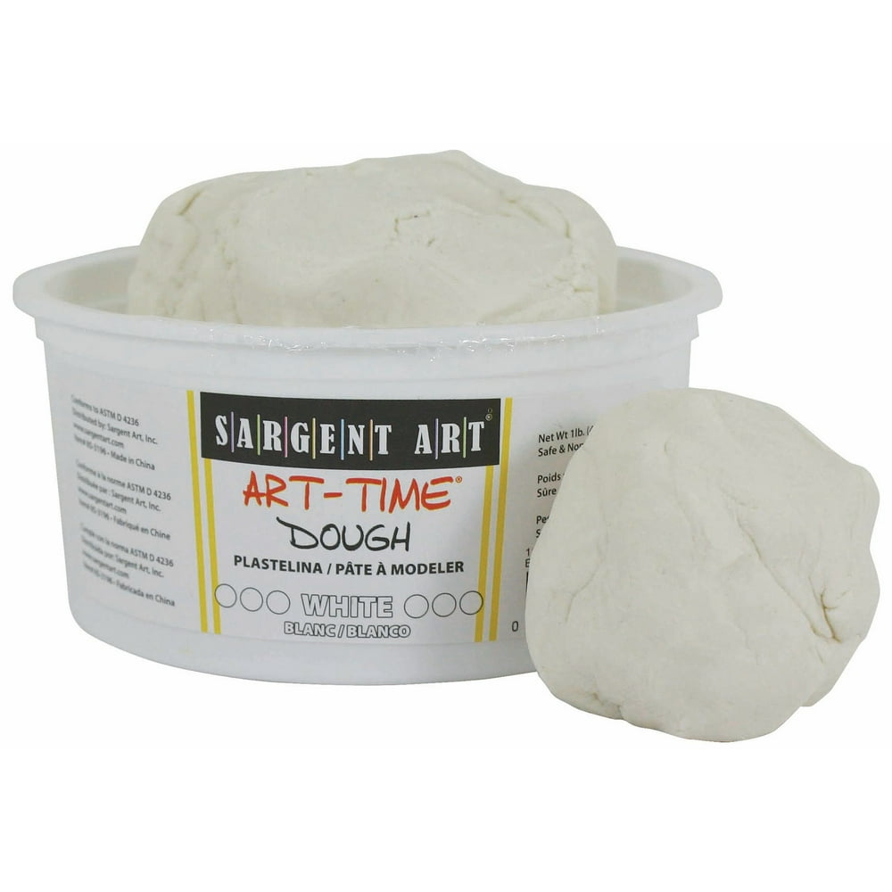 ArtTime® Dough, White, 1lb Tub, Pack of 6