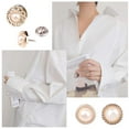 thumbnail image 5 of Paquete de 10 broches para camisa para mujer, botones, alfileres de solapa, novedad, traje, chaleco, hebilla de seguridad, tachuelas de Metal para corbata, Pin, embrague trasero, 5 of 5
